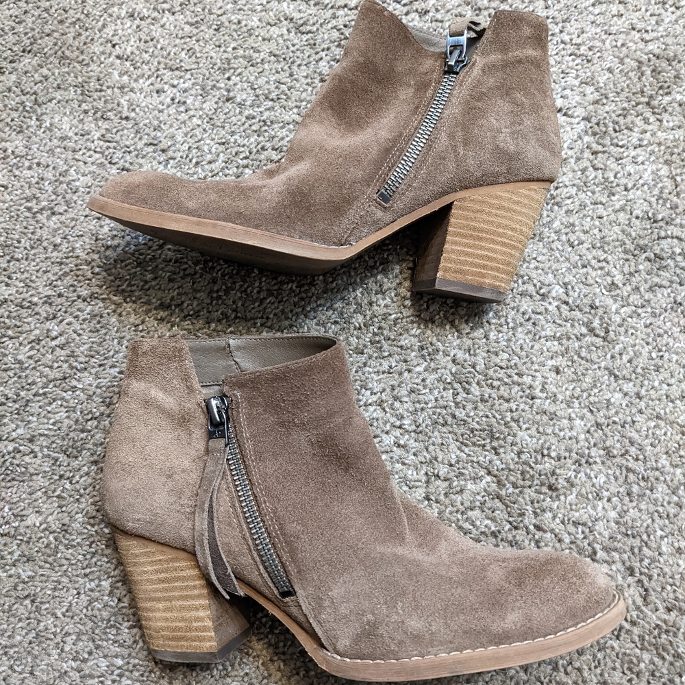 Sam Edelman Macon Suede Leather Ankle Booties Women's Size 6.5 - Picture 2 of 10